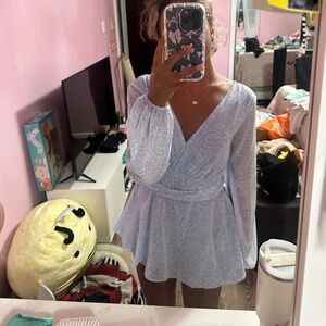 Light Blue Romper dress